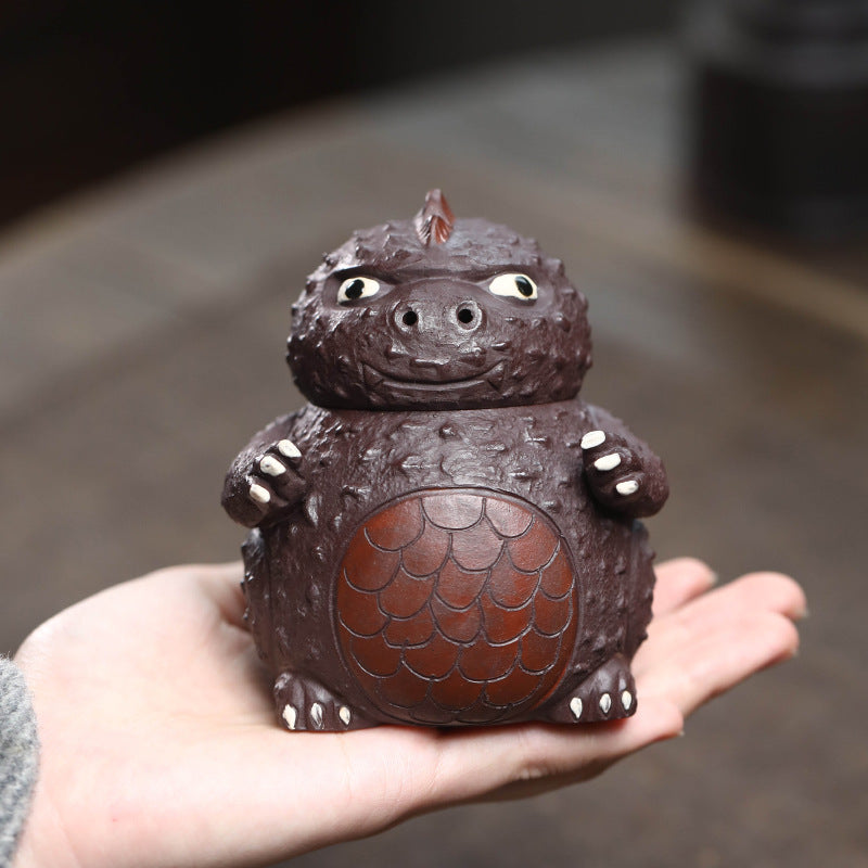 Gohobi Yixing Raw Ore Purple Sand Hand-Held Teapot