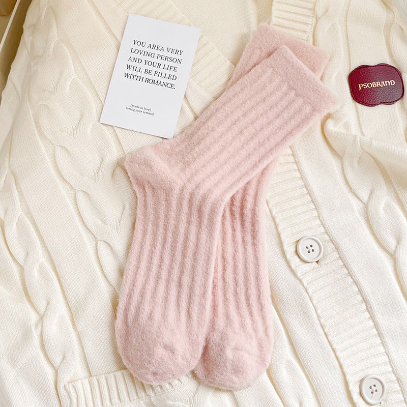 Chaussettes épaisses en polaire chaude Gohobi
