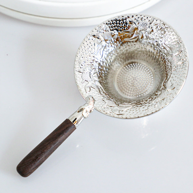 Gohobi Tin Tea Strainer Set Tea Filter
