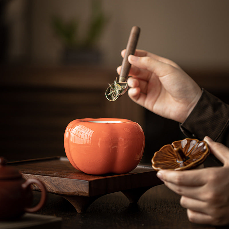 Gohobi Persimmon Shaped Food Container Storage