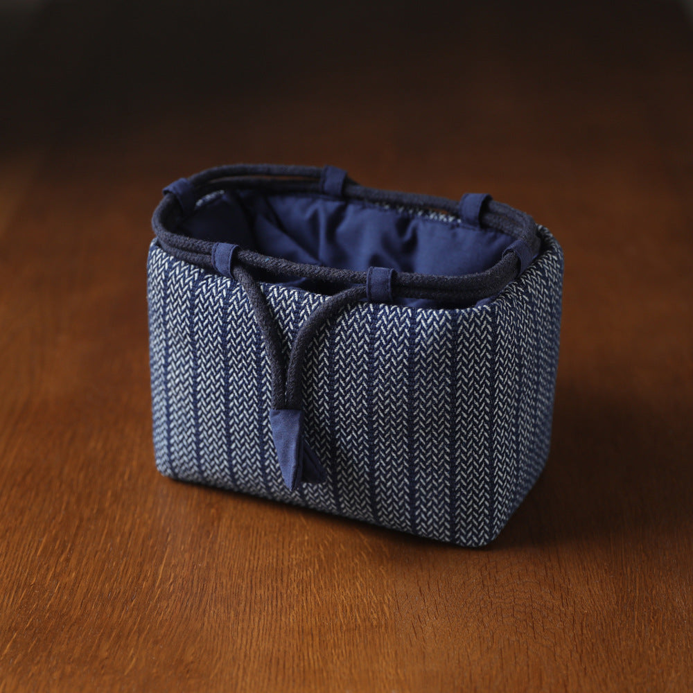 Gohobi Denim Medium Teaware Storage Travel Bag Shifuku