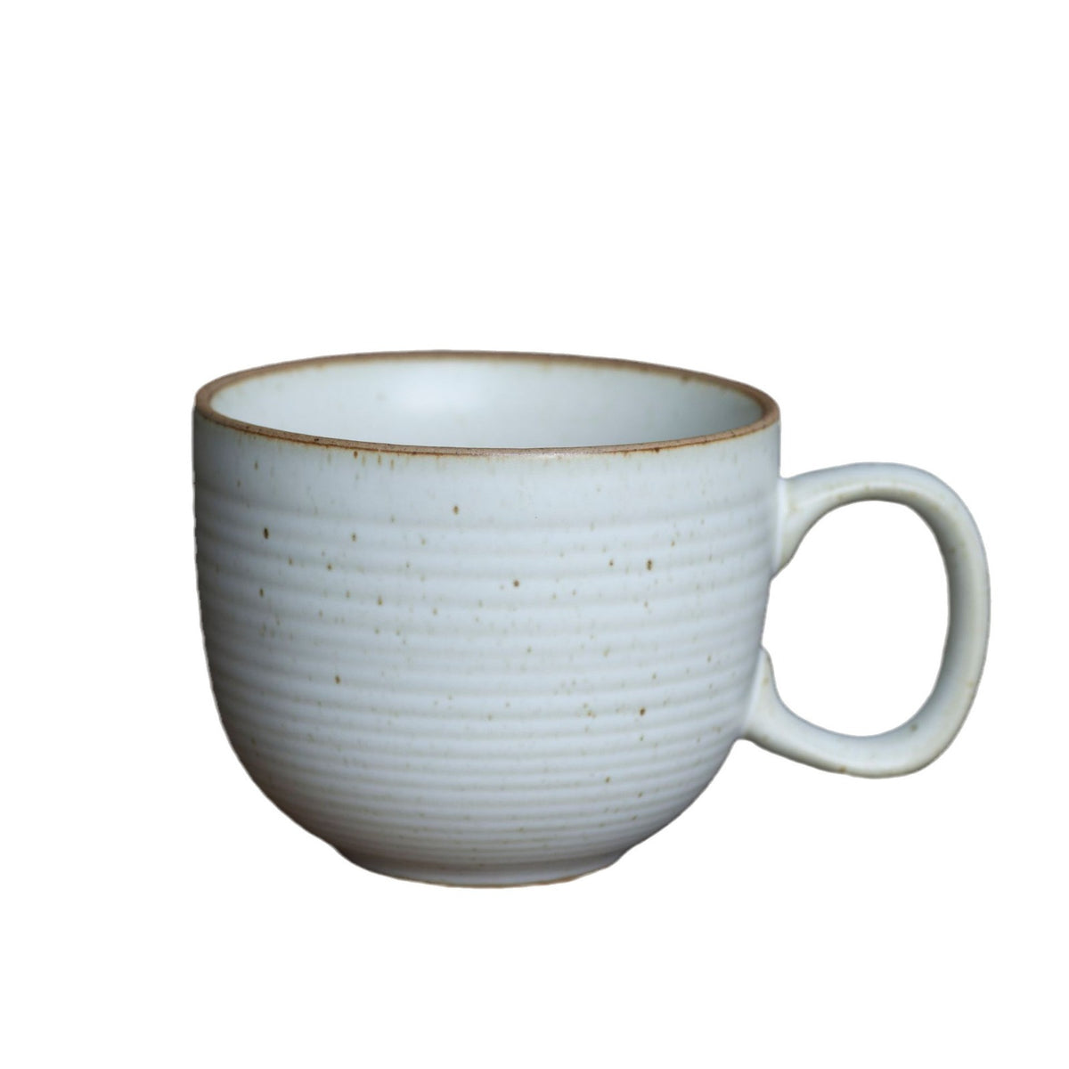 Ensemble tasse à café et soucoupe en grès japonais vintage fait main Gohobi