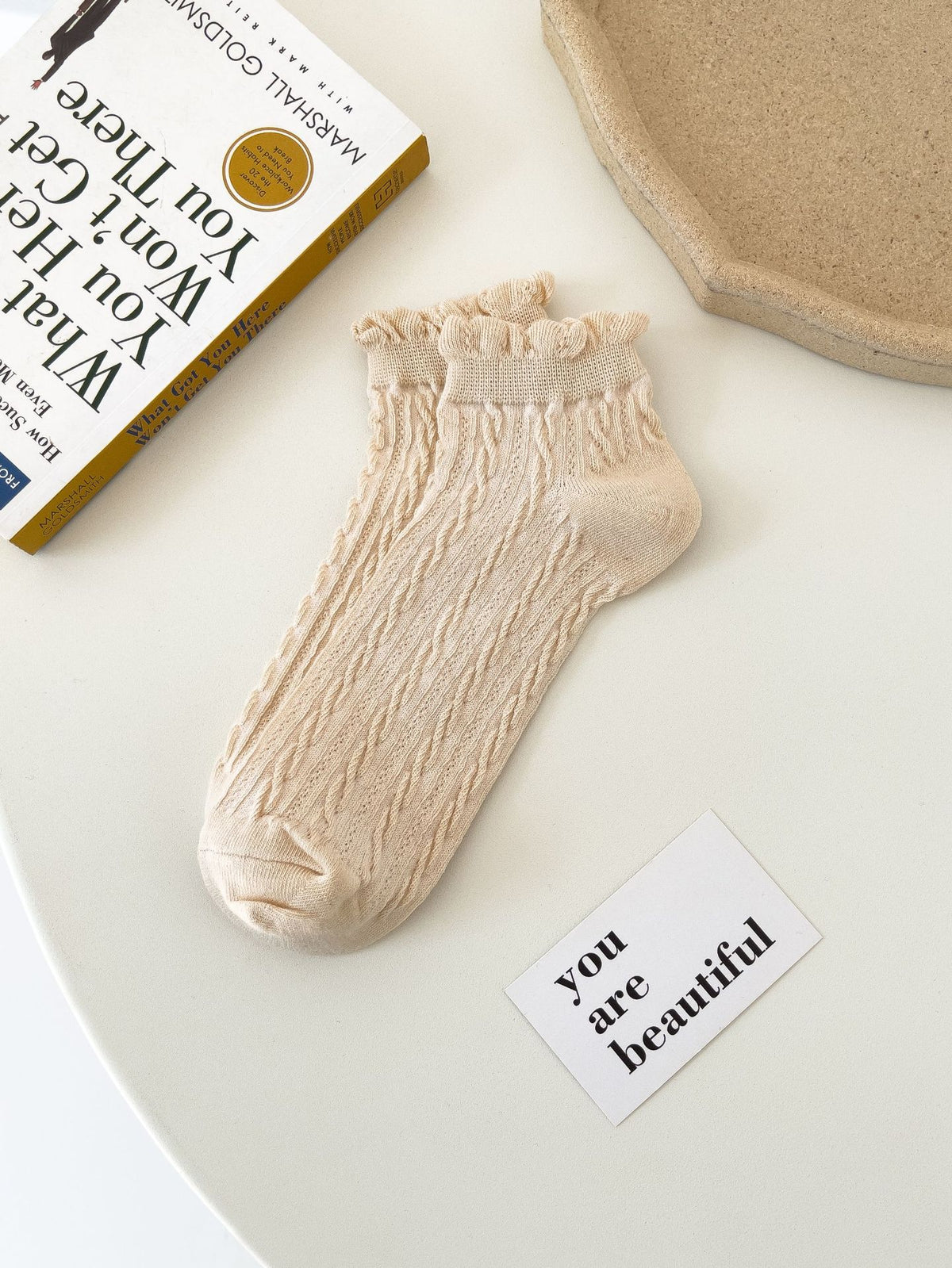 Chaussettes en coton Mary Jane en dentelle pour femmes SummerBloom