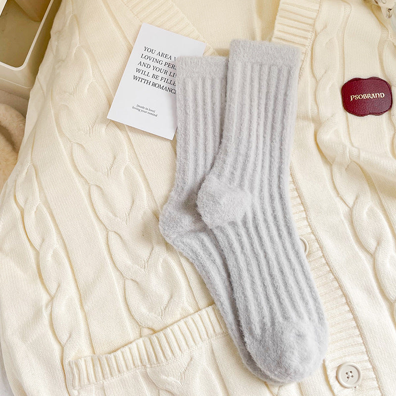 Chaussettes épaisses en polaire chaude Gohobi