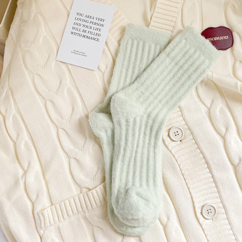 Chaussettes épaisses en polaire chaude Gohobi