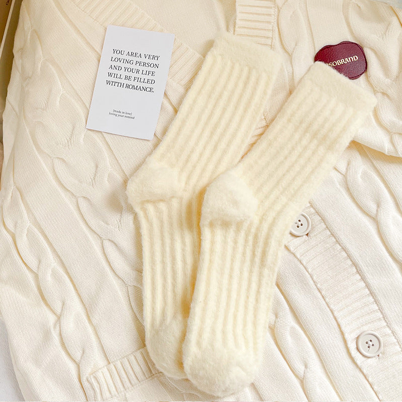 Chaussettes épaisses en polaire chaude Gohobi