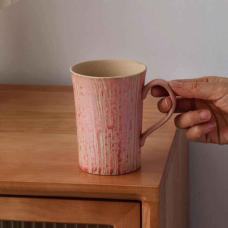 Gohobi Tasse à café japonaise faite à la main avec soucoupe 010