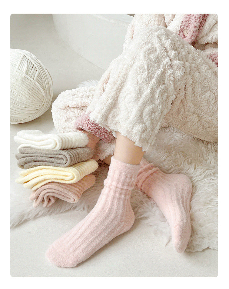 Chaussettes épaisses en polaire chaude Gohobi