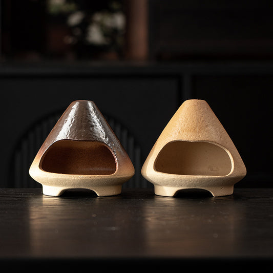 Gohobi Nordic Cabin Ceramic Aromatherapy Fireplace Burner