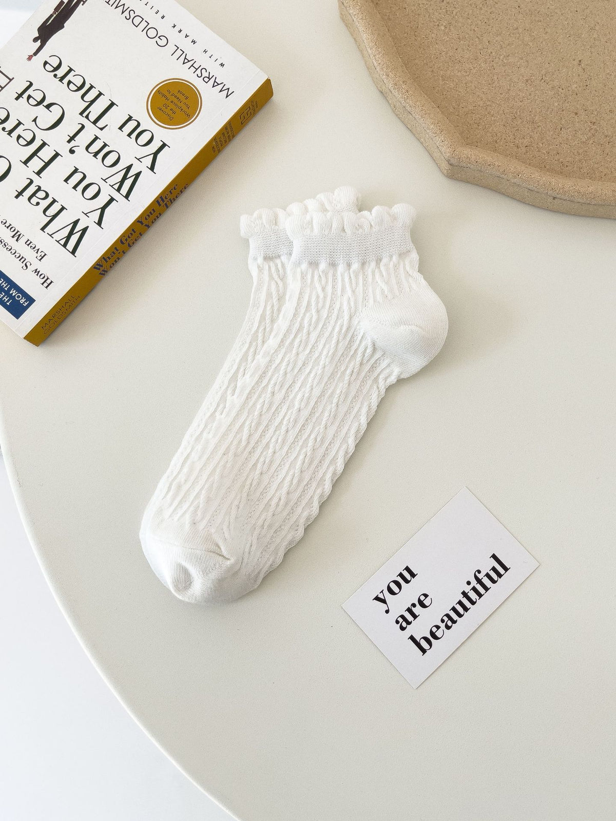 Chaussettes en coton Mary Jane en dentelle pour femmes SummerBloom