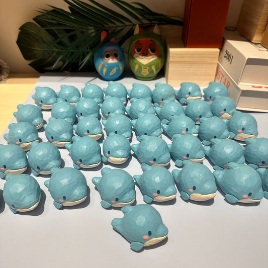 Gohobi Handcrafted Wooden Dolphin Ornament