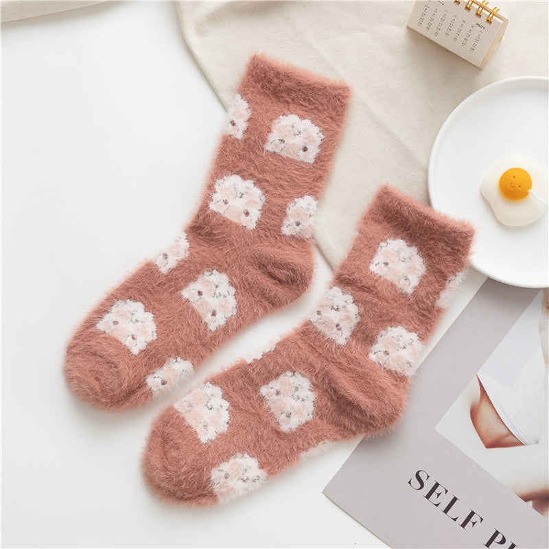 Chaussettes polaires Gohobi avec animaux mignons