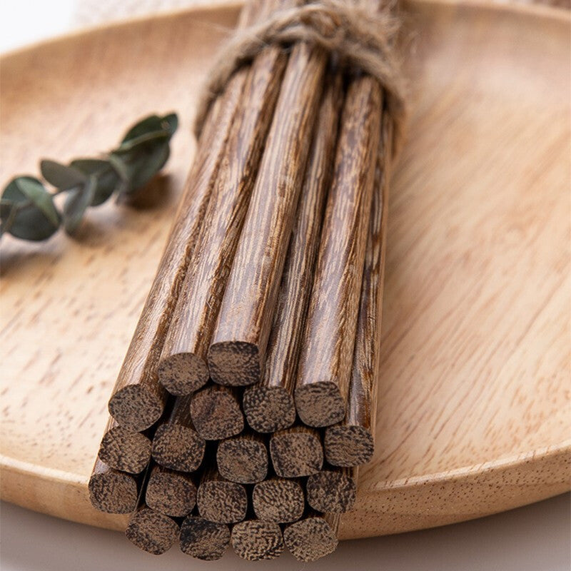 Gohobi A Set of 5 Pairs of Essential Wooden Chopsticks