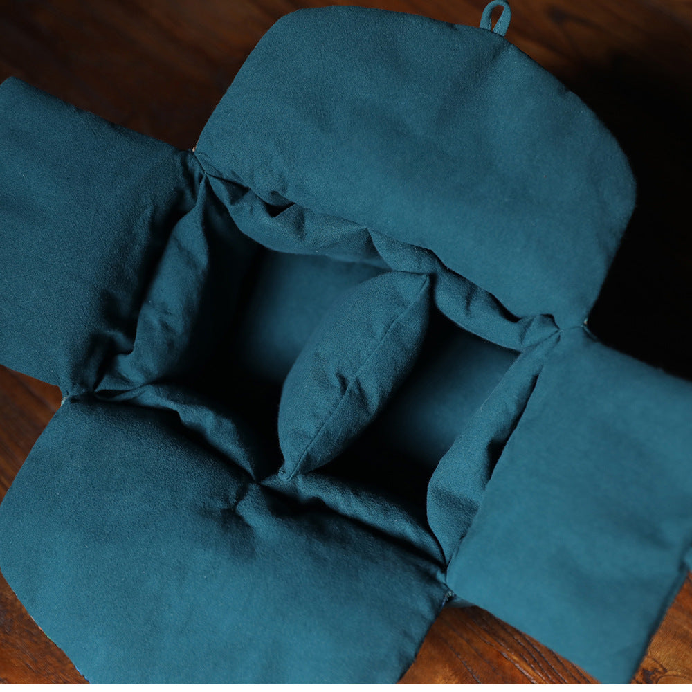 Grand sac de voyage pour le rangement des théières à motif de nuages de Gohobi