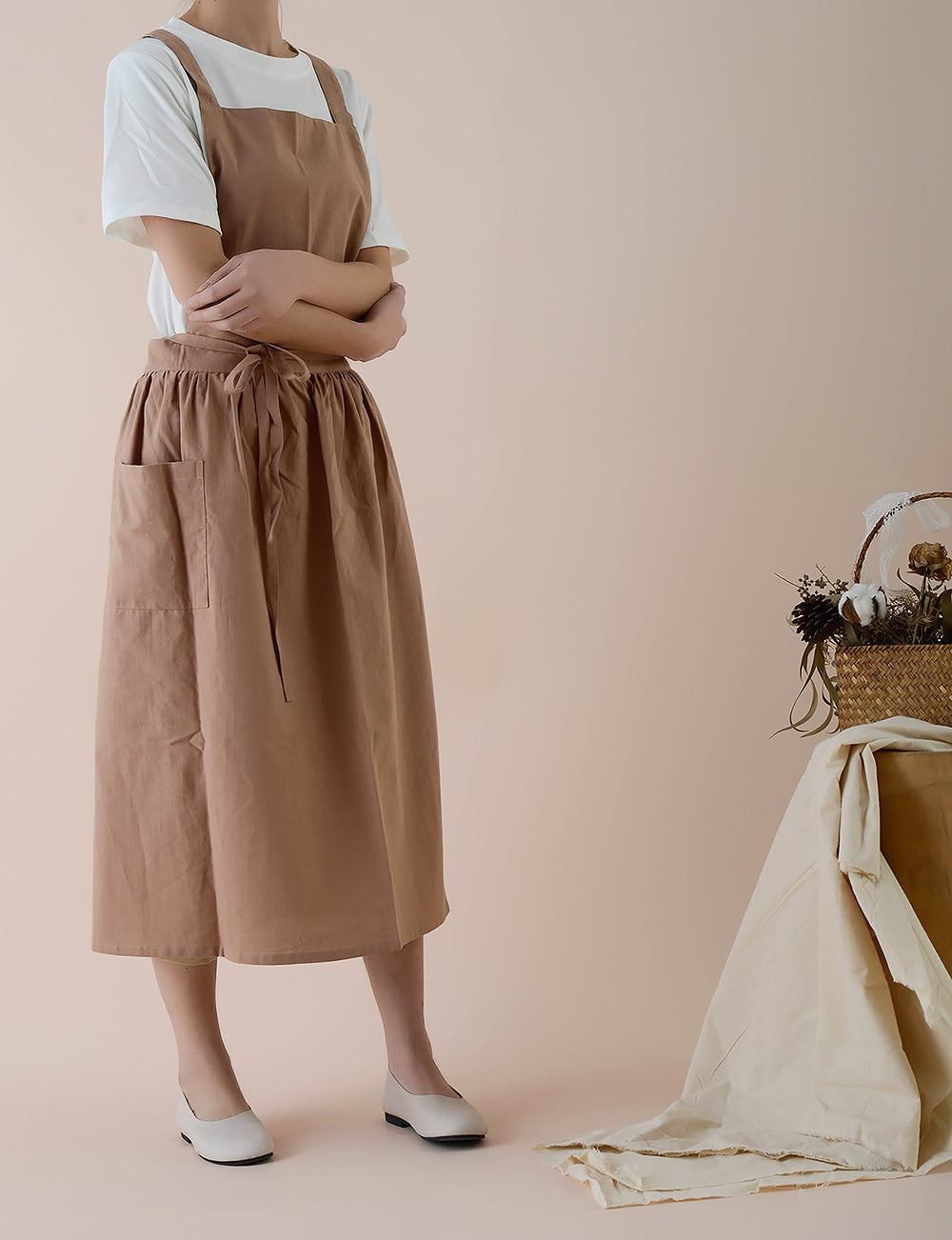 Gohobi Cotton-Linen Apron