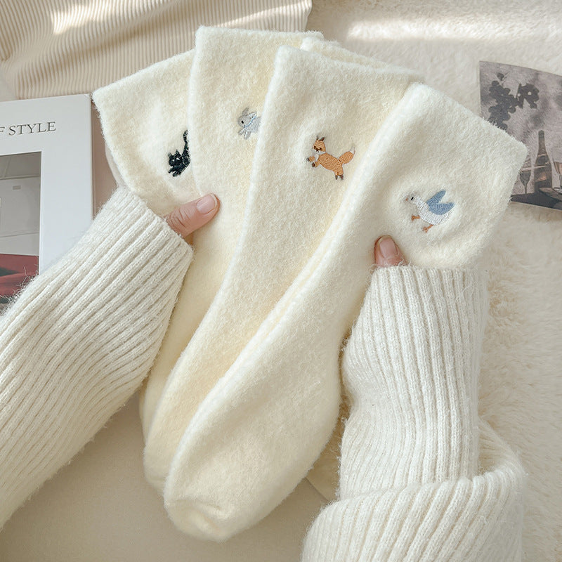 Chaussettes en velours Gohobi Animals