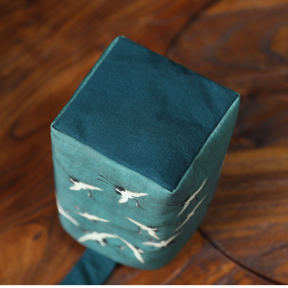Gohobi Birds Mountains Rivers Teaware Storage Travel Bag (Handle Version) Shifuku