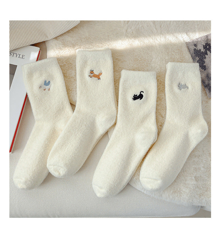 Chaussettes en velours Gohobi Animals