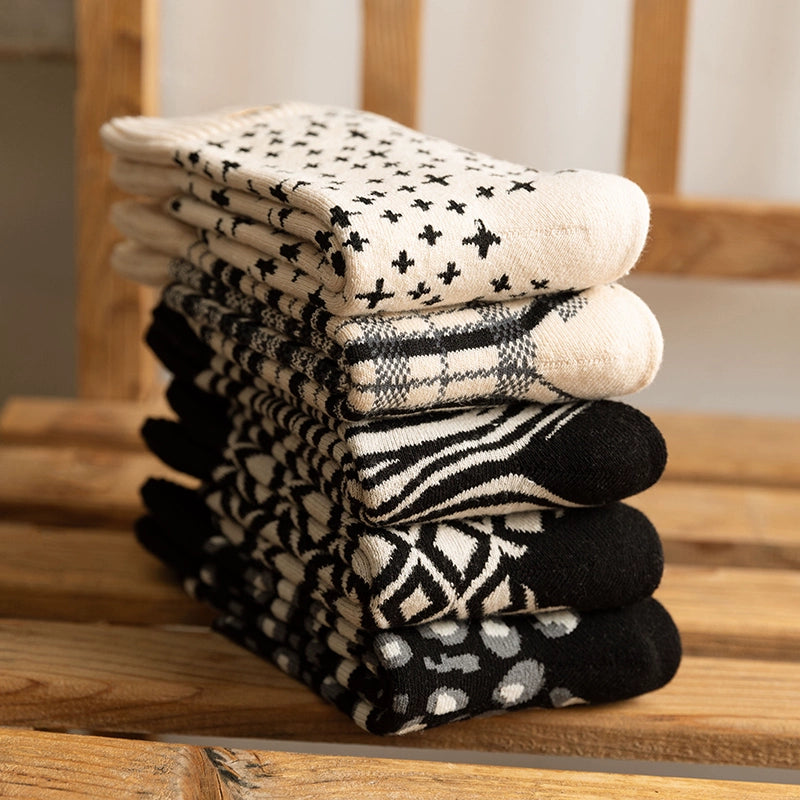 Chaussettes à motif animalier Gohobi Black Bear