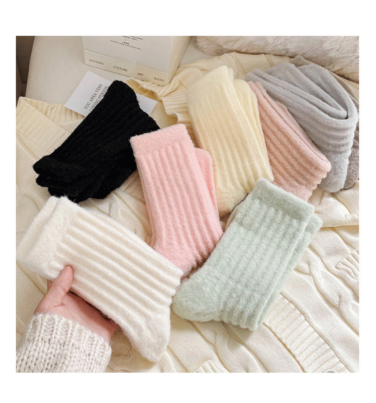 Chaussettes épaisses en polaire chaude Gohobi