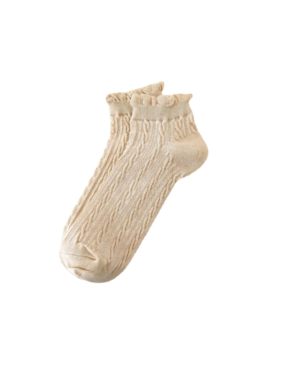 Chaussettes en coton Mary Jane en dentelle pour femmes SummerBloom