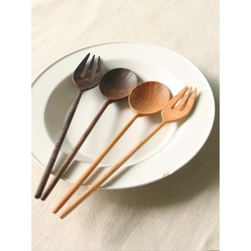 Gohobi Handcrafted Wooden Spoon & Fork