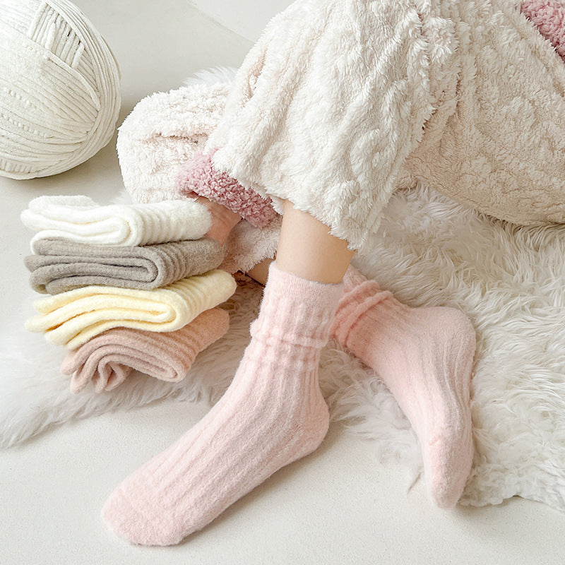 Chaussettes épaisses en polaire chaude Gohobi