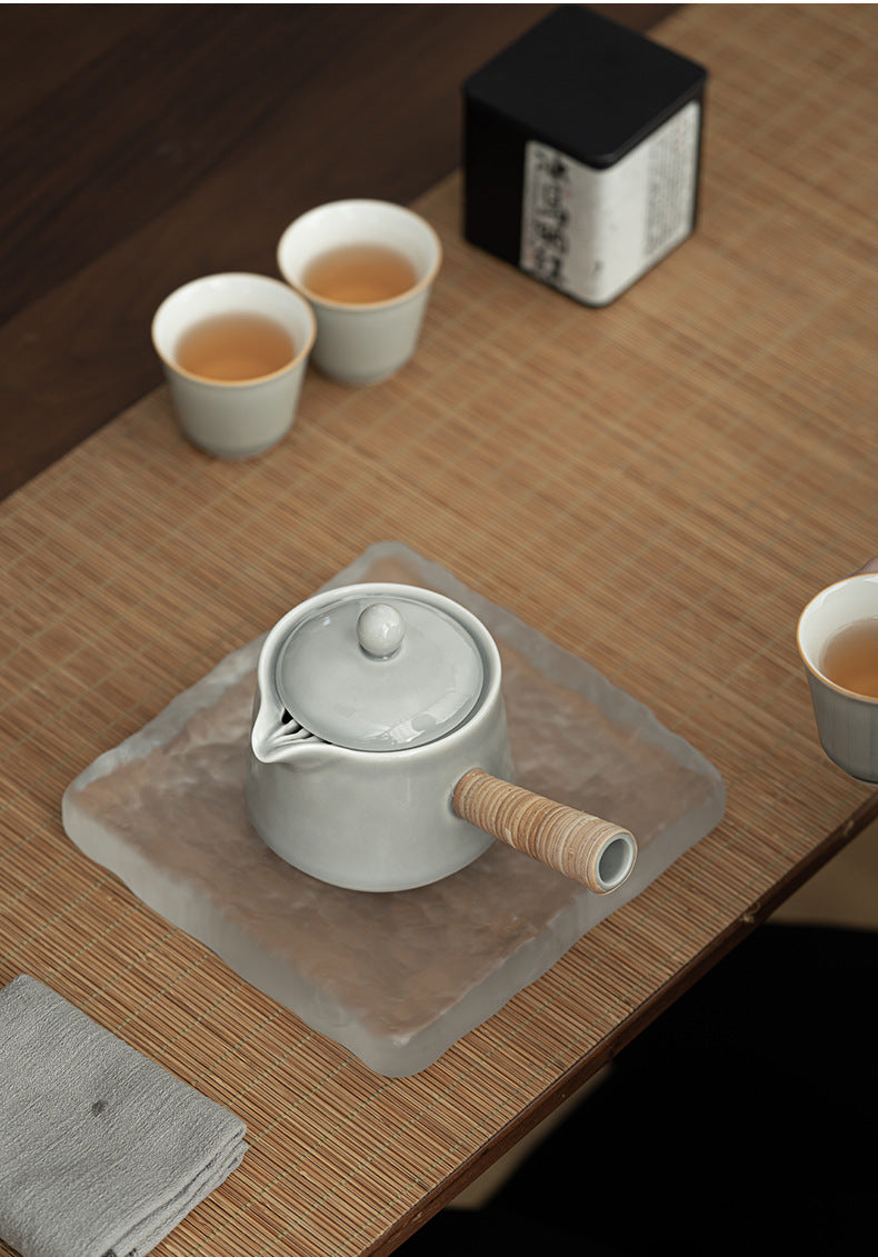 Théière Gohobi style japonais gris glacé 001