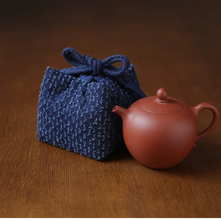 Gohobi Denim Small Teaware Storage Travel Bag Shifuku