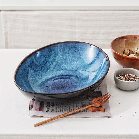 Gohobi Creative Kiln-Change Irregular Ceramic Bowl