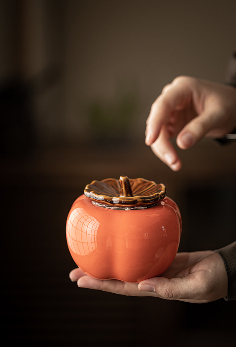 Gohobi Persimmon Shaped Food Container Storage