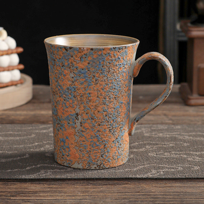 Tasse à café japonaise Gohobi émaillée à bulles faite à la main