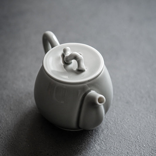 Gohobi Japanese Style Ice Grey Teapot 003