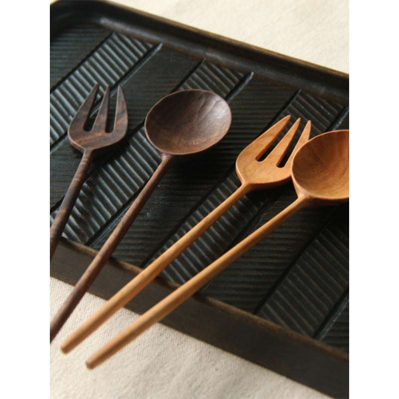 Gohobi Handcrafted Wooden Spoon & Fork