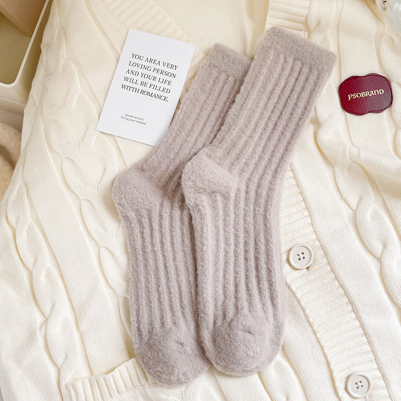 Chaussettes épaisses en polaire chaude Gohobi