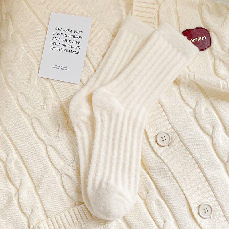 Chaussettes épaisses en polaire chaude Gohobi