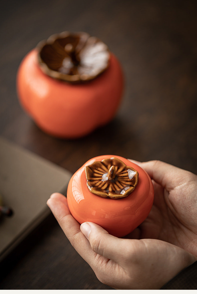 Gohobi Persimmon Shaped Food Container Storage