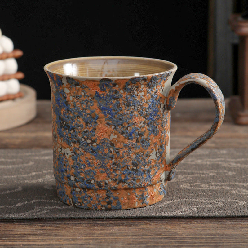 Tasse à café japonaise Gohobi émaillée à bulles faite à la main