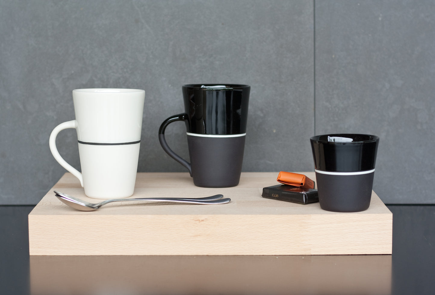 Sue Ure Masion White porcelain Tall Mug
