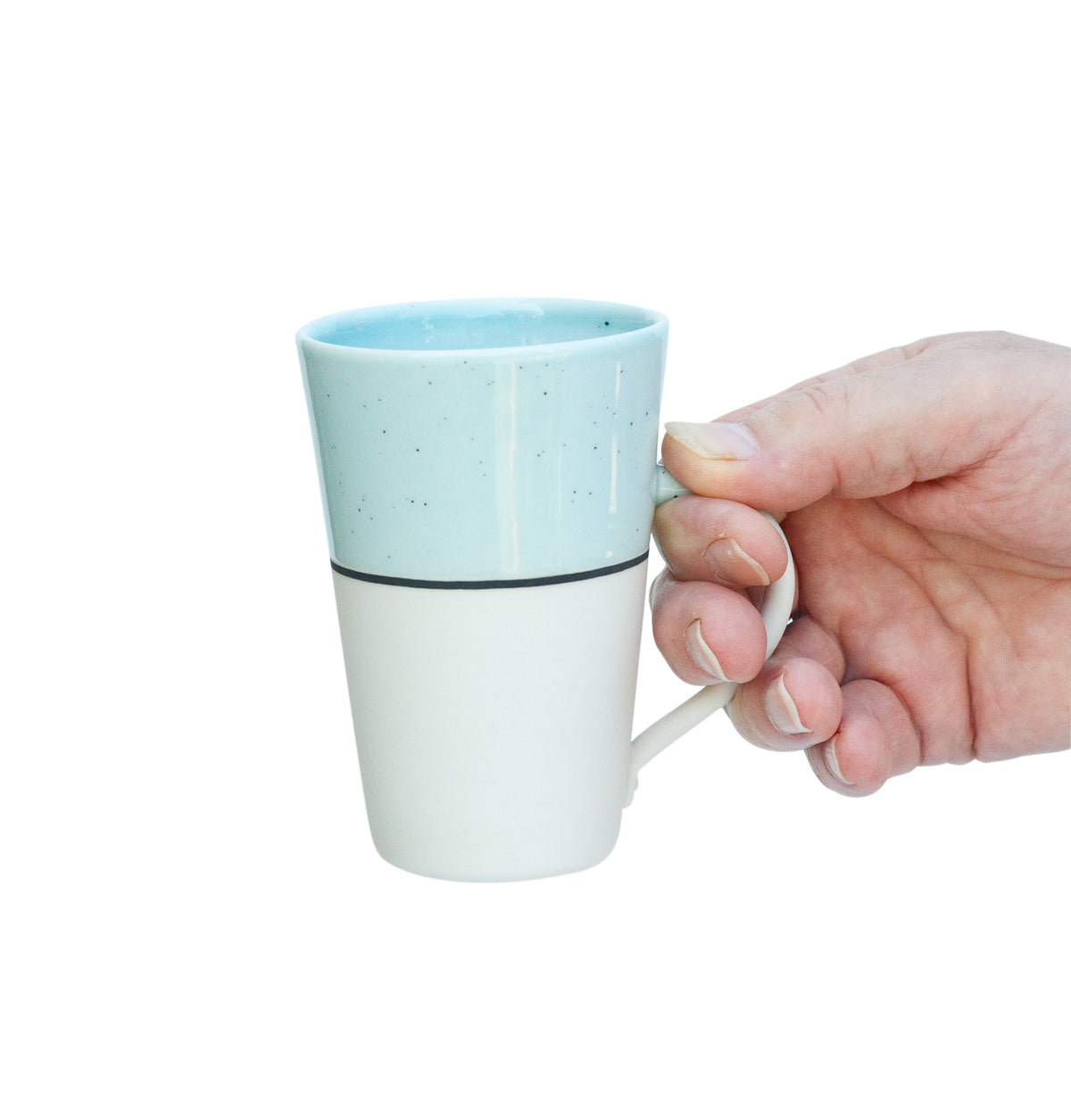 Sue Ure Masion White porcelain Tall Mug