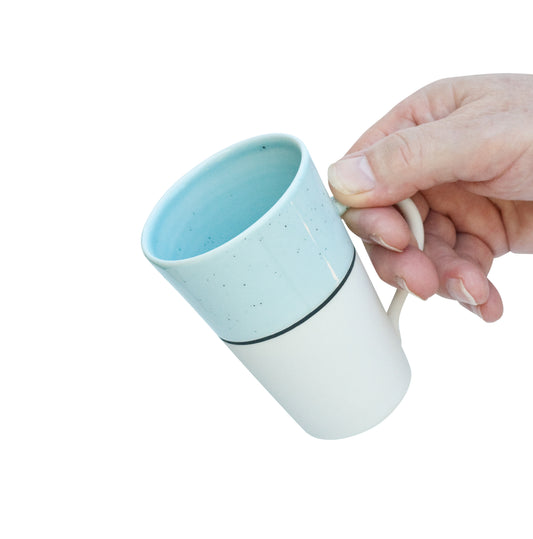 Sue Ure Masion White porcelain Tall Mug