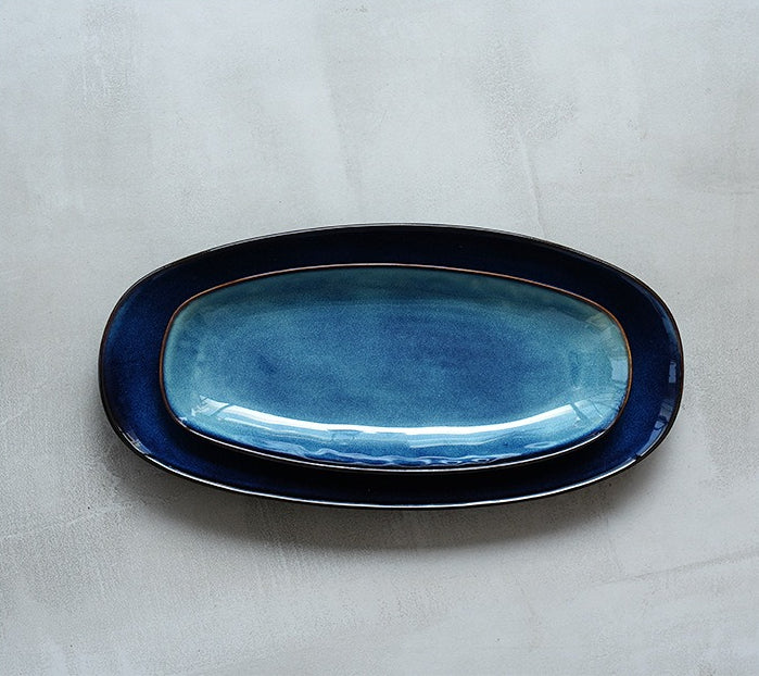 Gohobi Kiln-Change Oval Plate