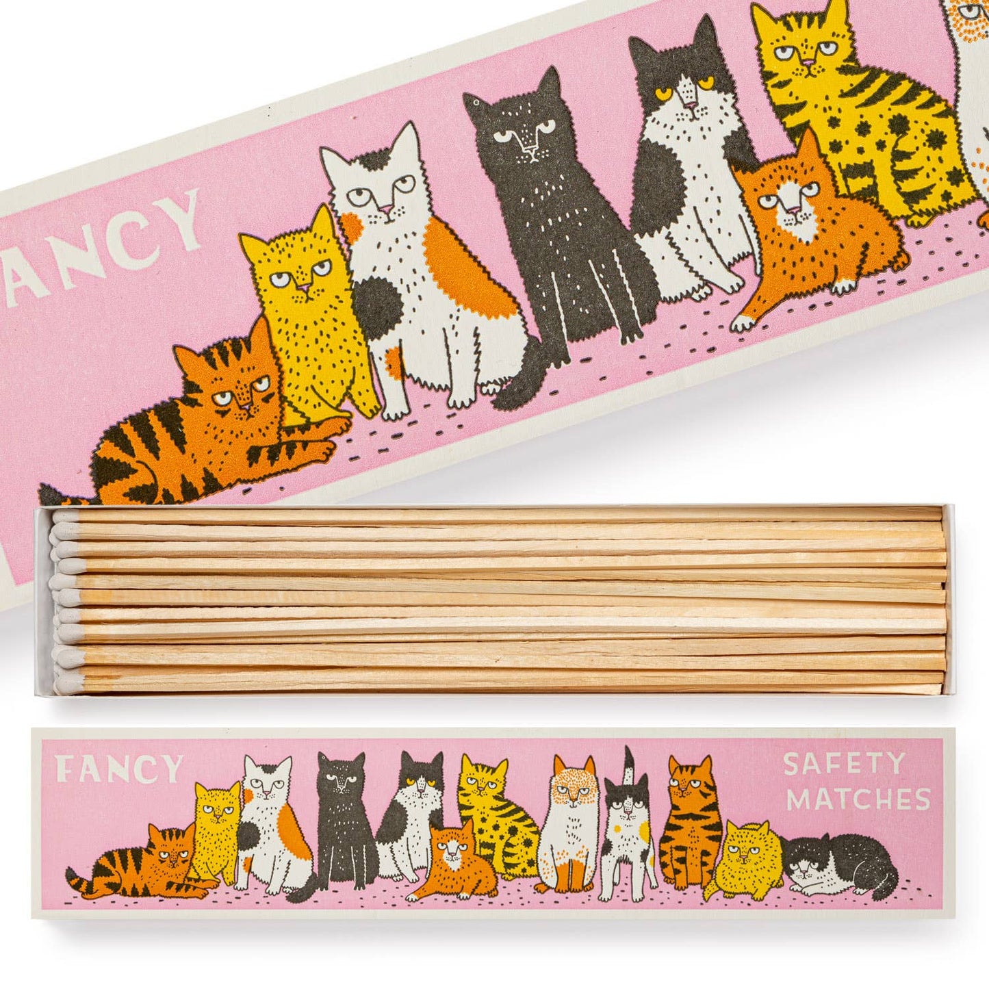 HereThe Fancy Cat | Long Matchboxes