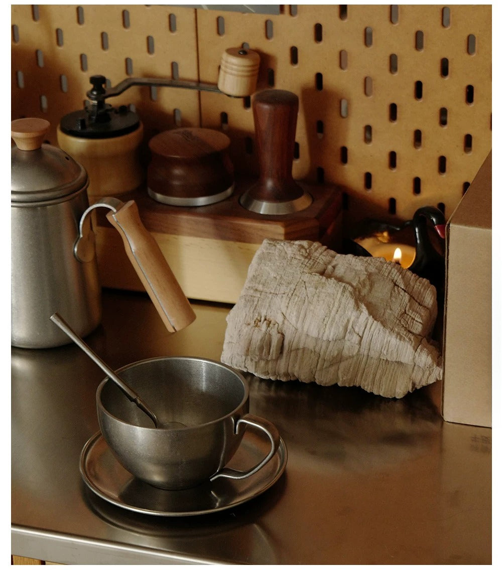 Gohobi Matte Double-Wall Stainless Steel Coffee Cup Set