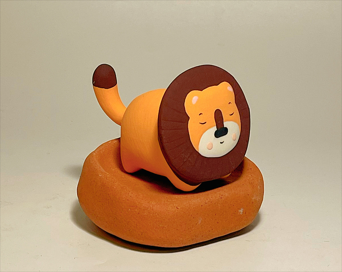 Gohobi x Little Diary Handmade Ceramic Lion Tiger Leopard
