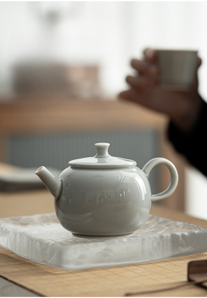 Gohobi Japanese Style Ice Grey Teapot 005