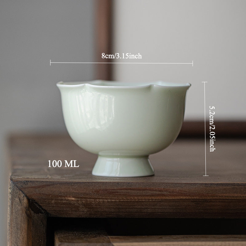 Gohobi Apple Green Handmade Floral Master Cup