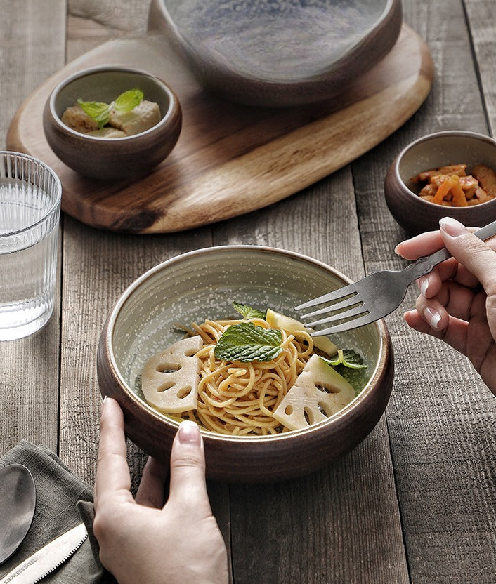 Gohobi Creative Round Ceramic Plate