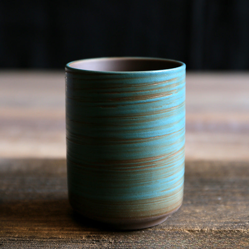 Gohobi Hand-Painted Kiln-Changed Ceramic Cup