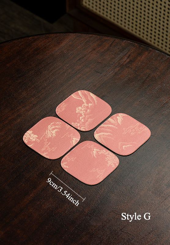 Gohobi Set of 4 Heat-Resistant Pads for Teapots